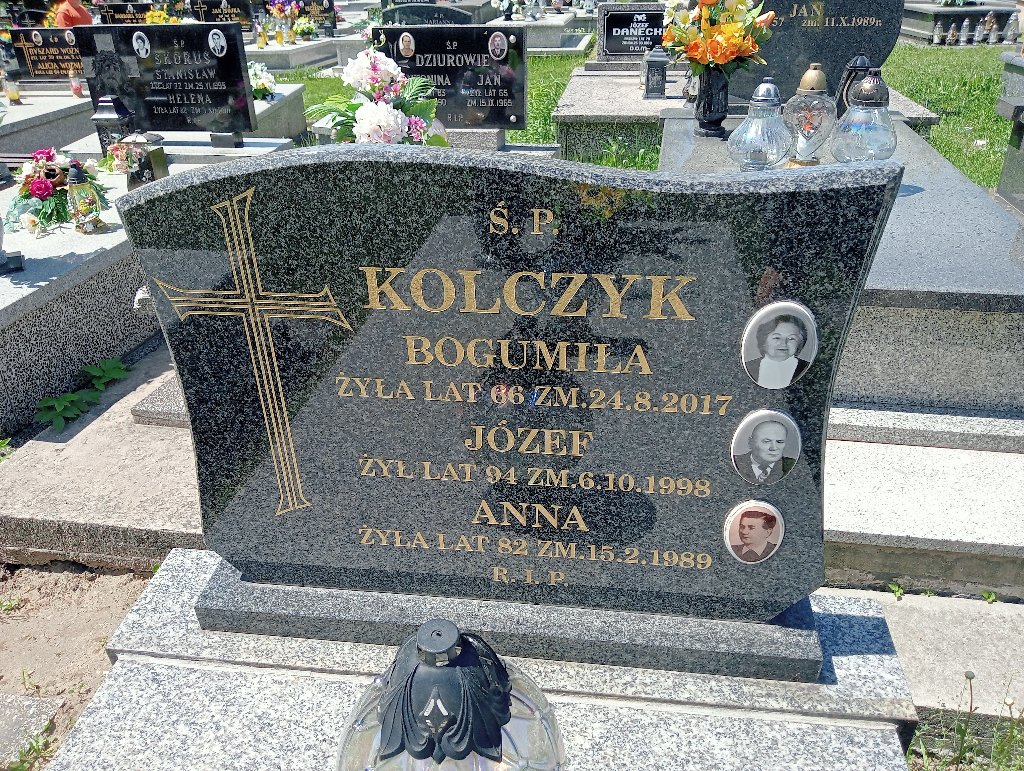 Grób Bogumiła Kolczyk