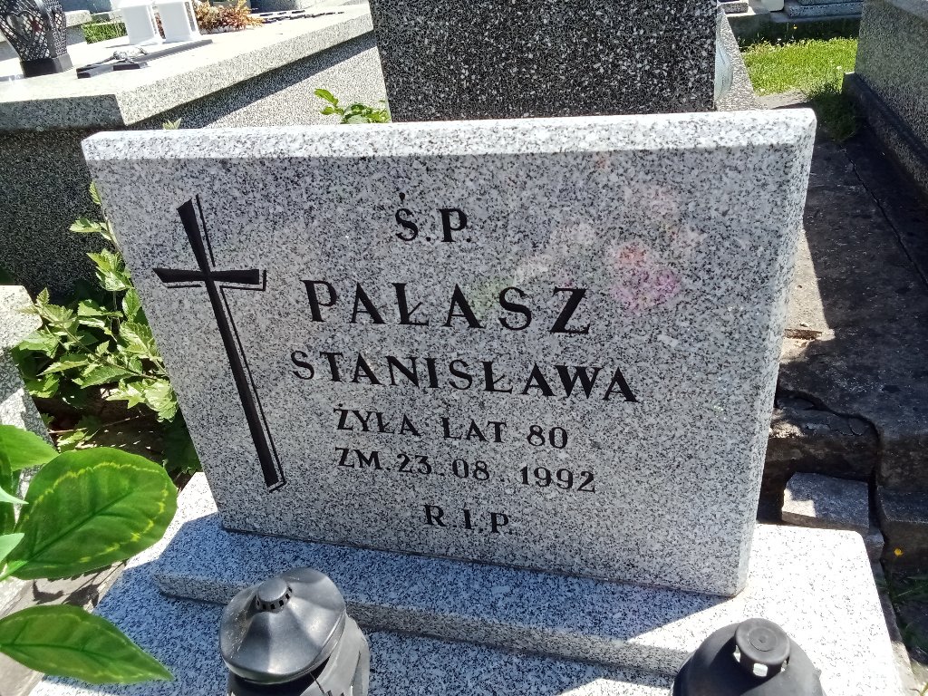 Grób Stanisława Pałasz