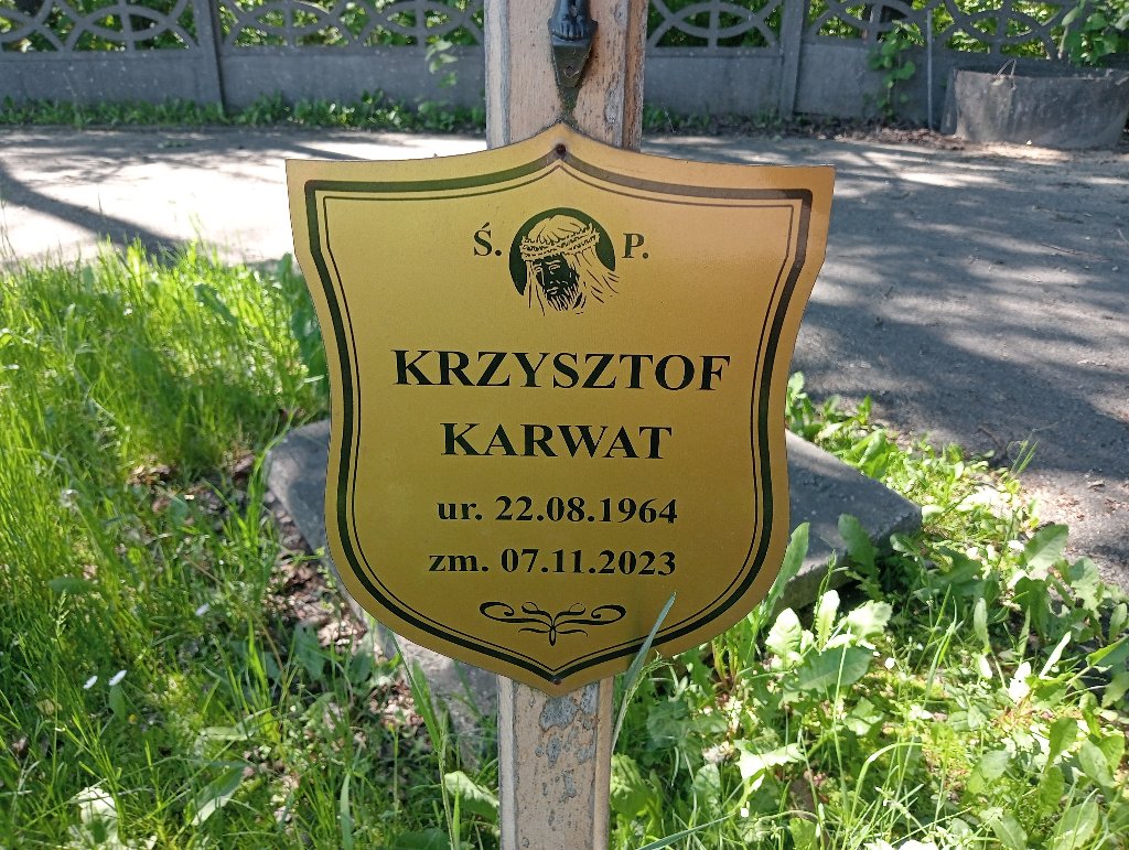 Grób Krzysztof Karwat